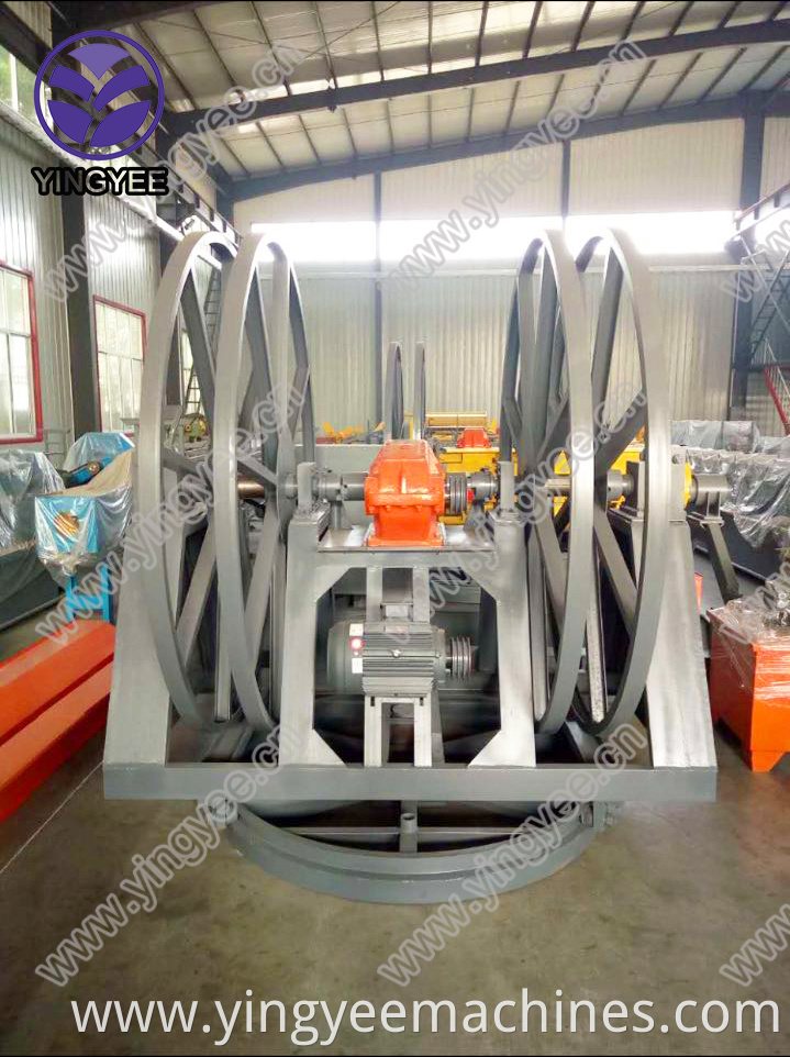 spiral duct oval machine,carbon steel oval tube mill